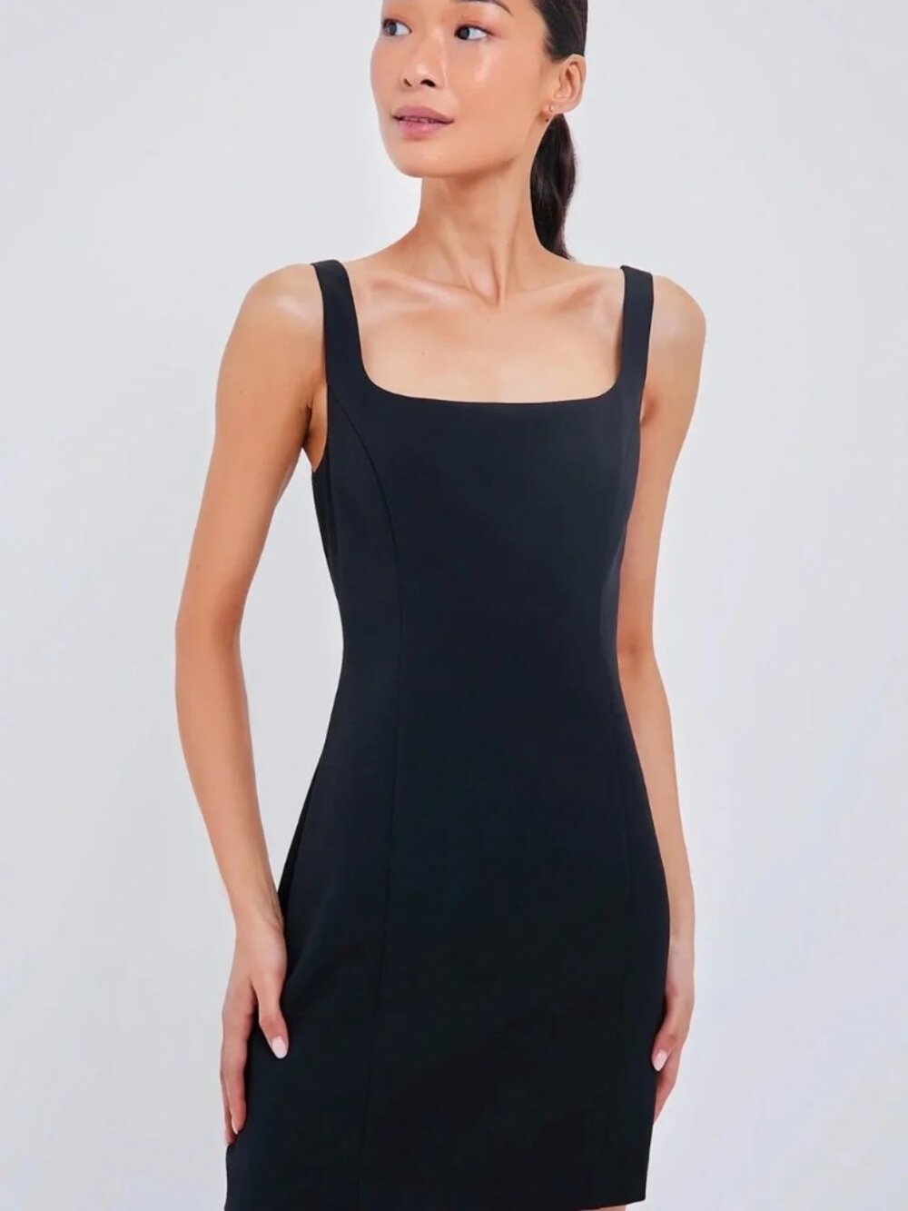 Tuckernuck Hyacinth House Holly Golightly Black Mini Dress